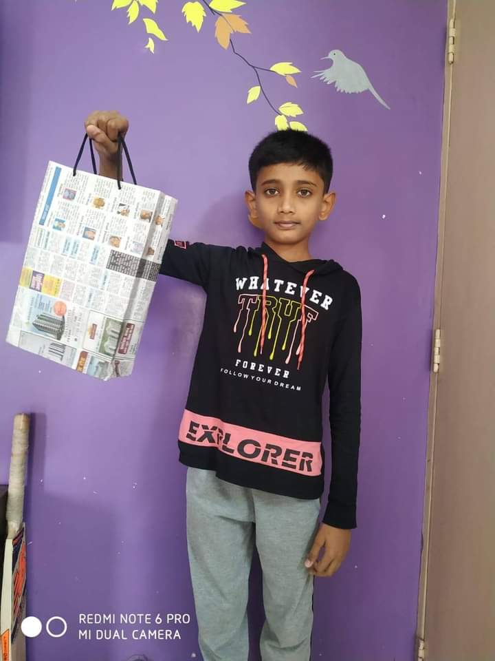 Paper Bag Making Activity MVPS's Udoji Horizon School