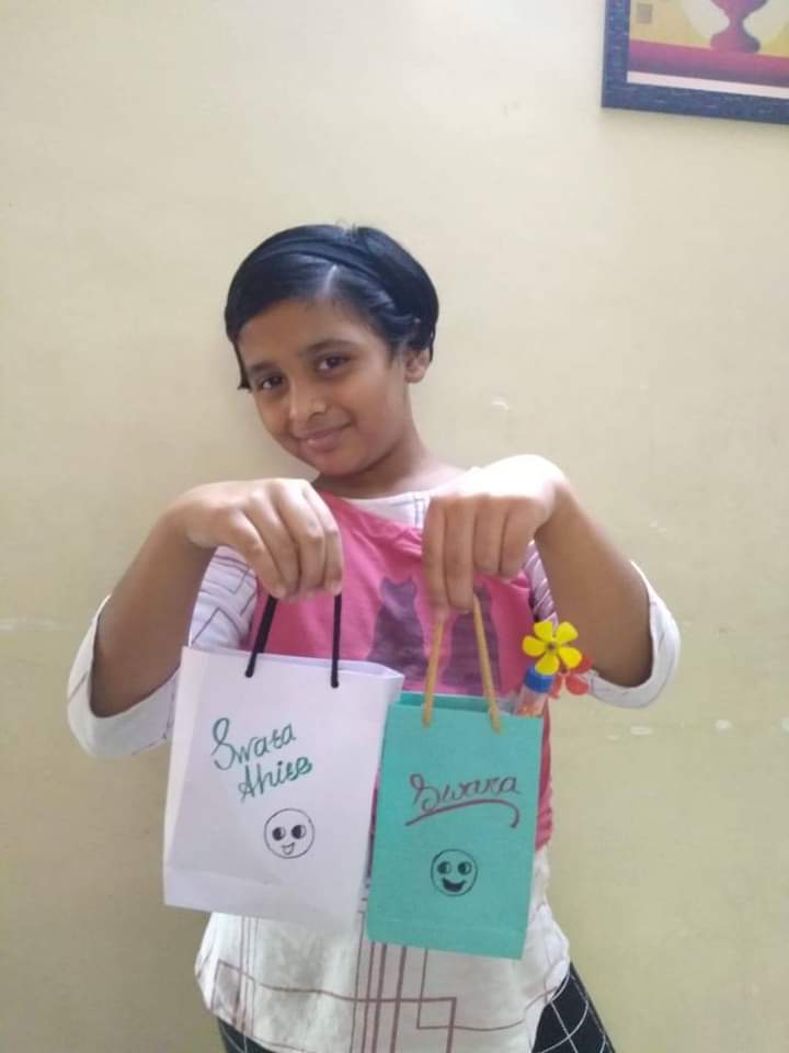 Paper Bag Making Activity MVPS's Udoji Horizon School